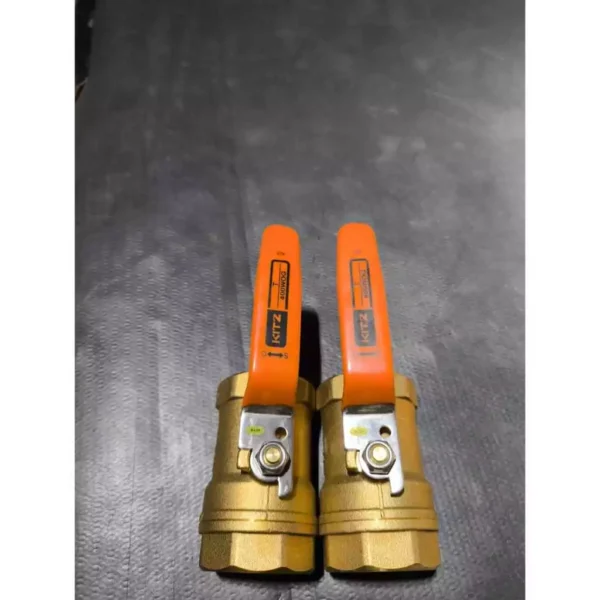 BALL VALVE KITZ 1, 1 1/2 .1 1/4 dan 2 . " inch orginal bahan kuningan - Image 4