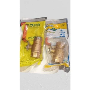 Ball Valve Kuningan / Brass 1/2, 3/4 & 3/8 Inch Merk ONDA ORIGINAL