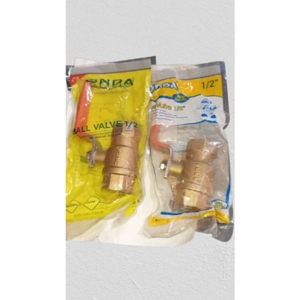 Ball Valve Kuningan / Brass 1/2, 3/4 & 3/8 Inch Merk ONDA ORIGINAL