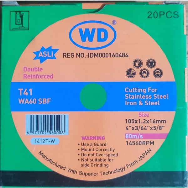batu grinda cutting wheel WD 4x1.2 - Image 3