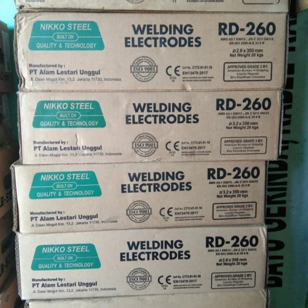 kawat las nikko steel RD260 RD-260 2.6mm 3.2mm(5KG) (harga khusus reseller grosir) - Image 4