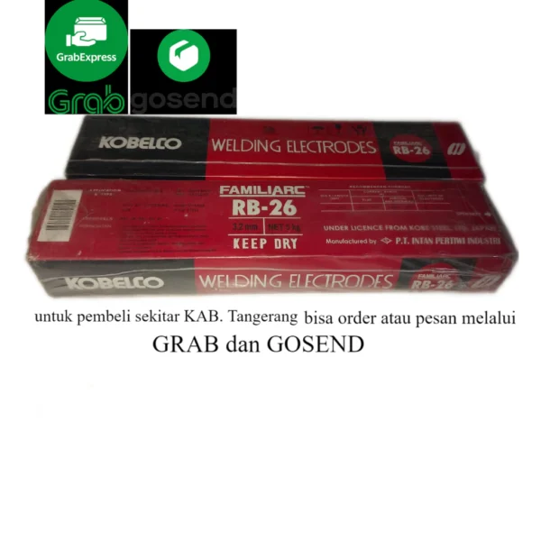 kawat las kobe steel RB-26 2.6mm 3.2mm (5KG) (grosir khusus reseller)