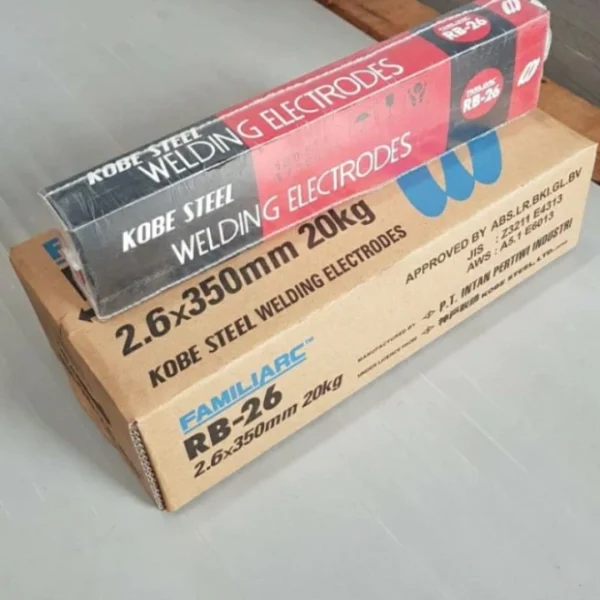 kawat las kobe steel RB-26 2.6mm 3.2mm (5KG) (grosir khusus reseller) - Image 4